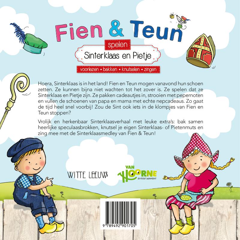 Fien & Teun spelen Sinterklaas en Pietje