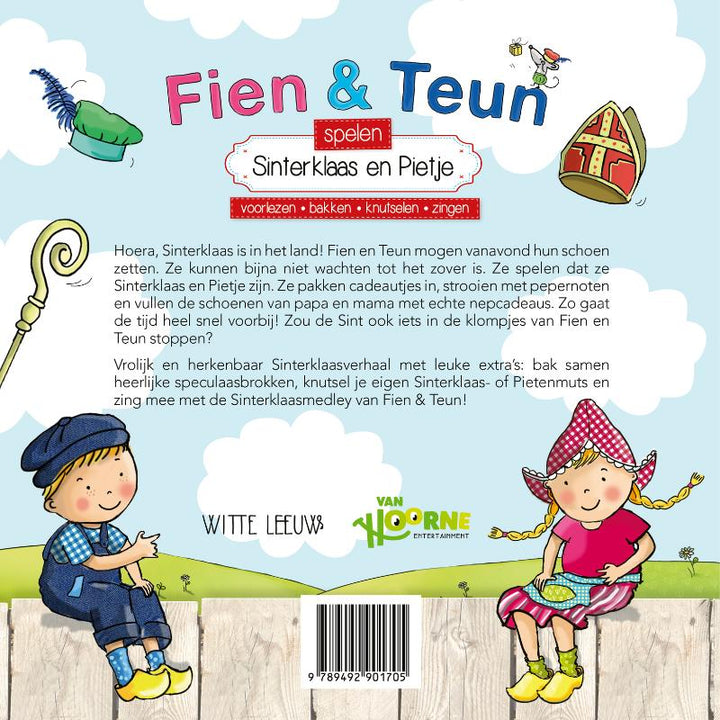 Fien & Teun spelen Sinterklaas en Pietje