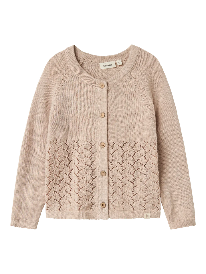 Wollen vestje pastel parchment