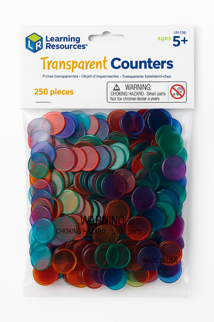 Transparent Counters (set van 250)