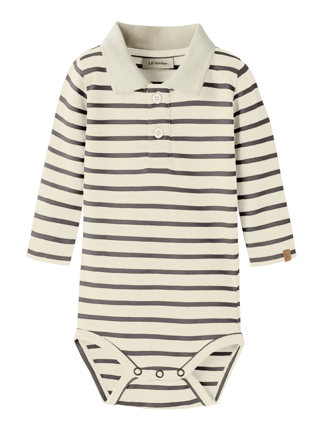 NBMLIMIA LS POLO BODY LI turtledove poppyseed