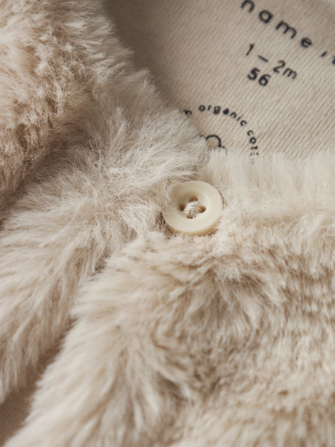 NBFTACATHY Fur gilet Pumice Stone