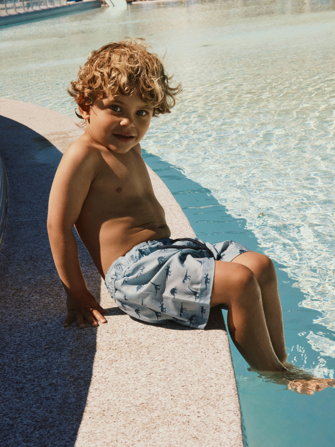 NMMZUNE SWIM SHORTS BOX blue fog