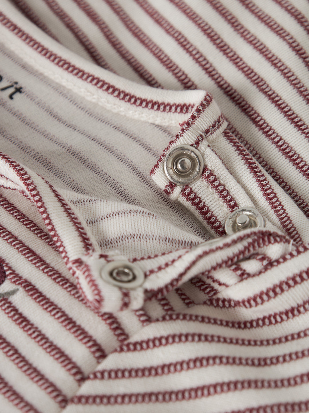 NBFBRIPA Romper Oxblood Red