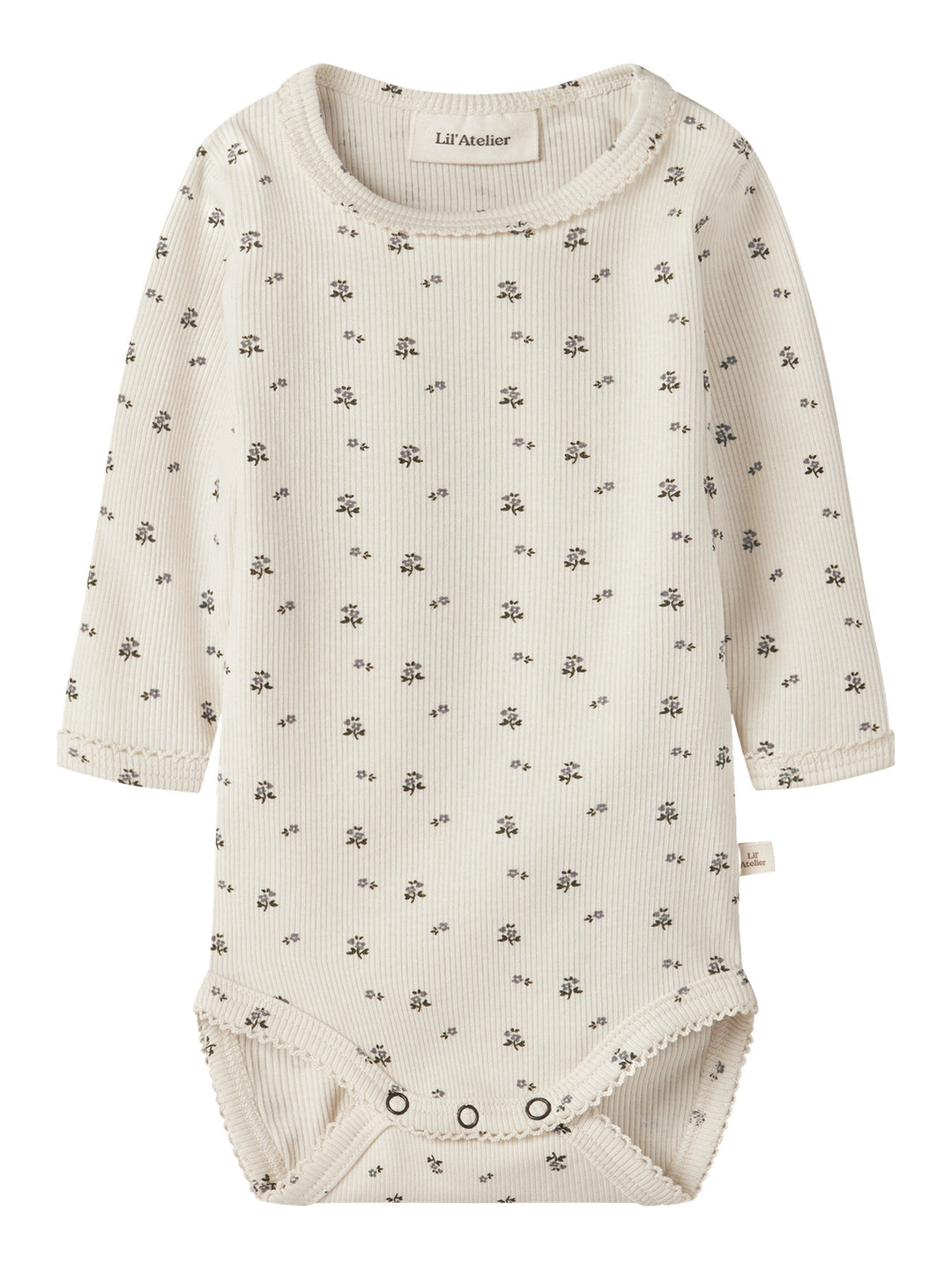 NBFLAGO MAU ROMPER Turtledove BLUE FLOWER