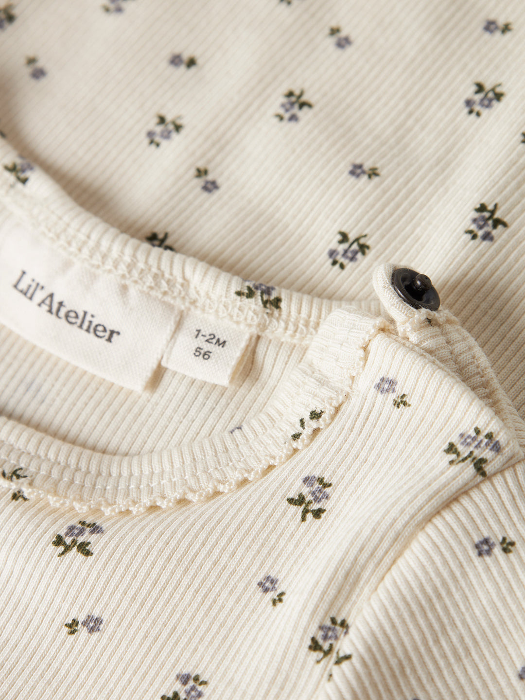 NBFLAGO MAU ROMPER Turtledove BLUE FLOWER