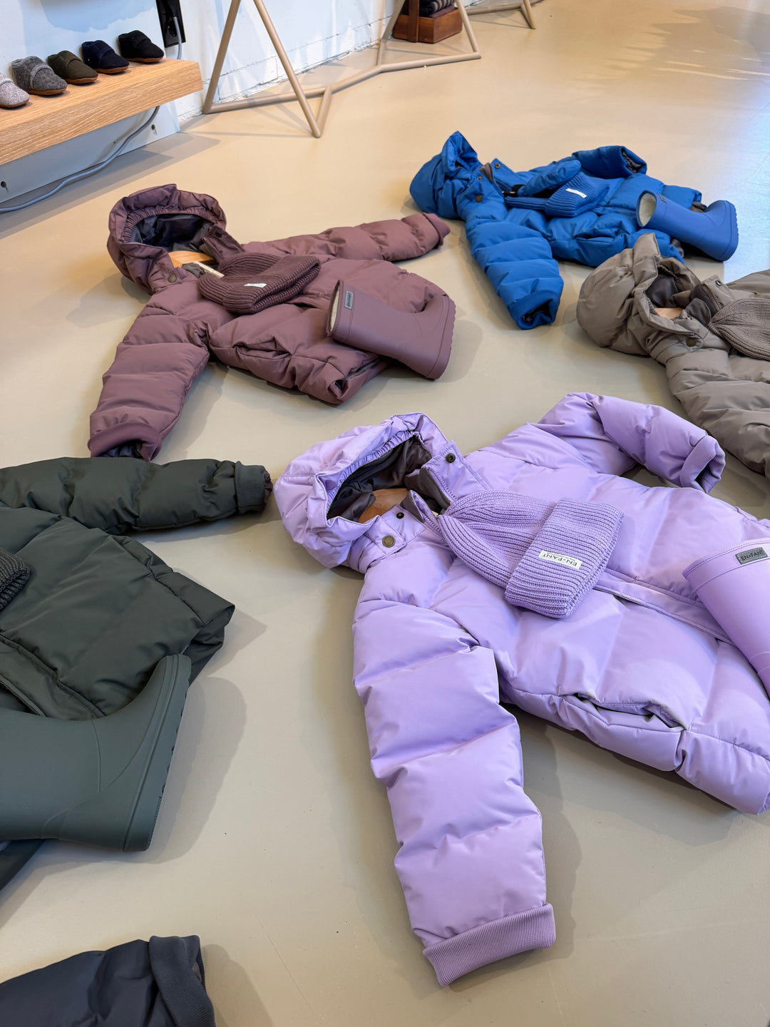 Winterjas rose taupe