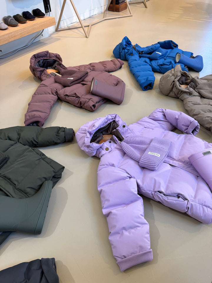 Winterjas rose taupe