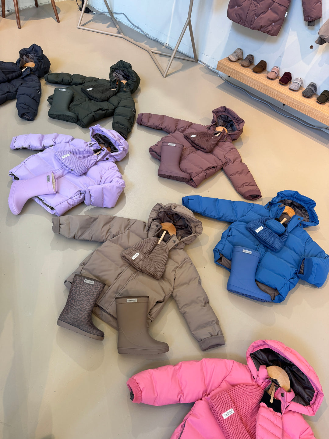 Winterjas rose taupe