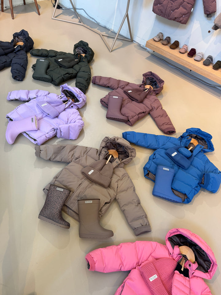 Winterjas rose taupe