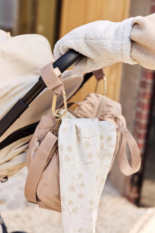 Kinderwagen haken milky coffee