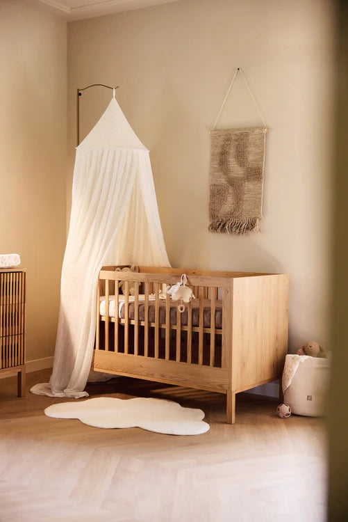 Deken warm knit milky coffee/velvet