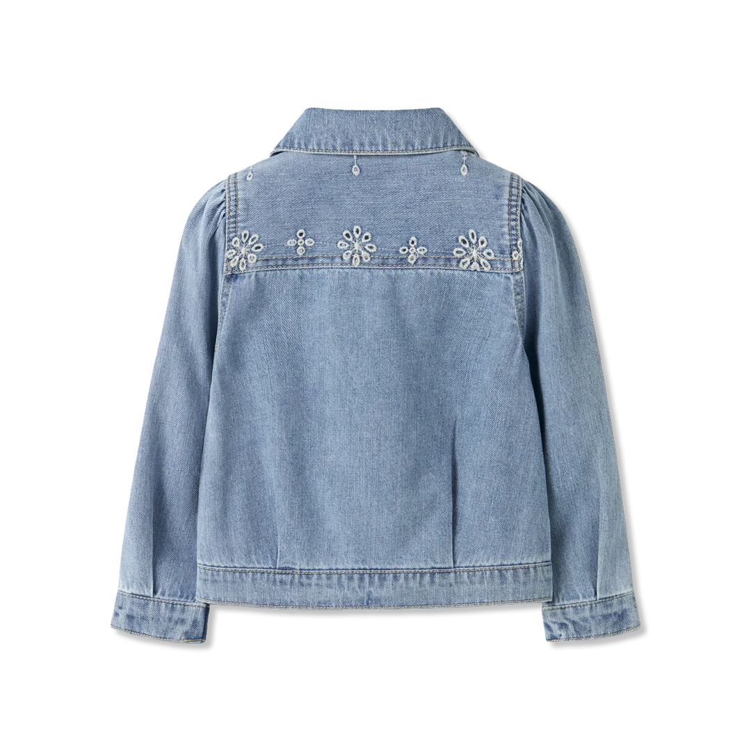 NMFHARPER DNM ANGLAISE JACKET 1026-OV H Light Blue Denim ANGLAISE