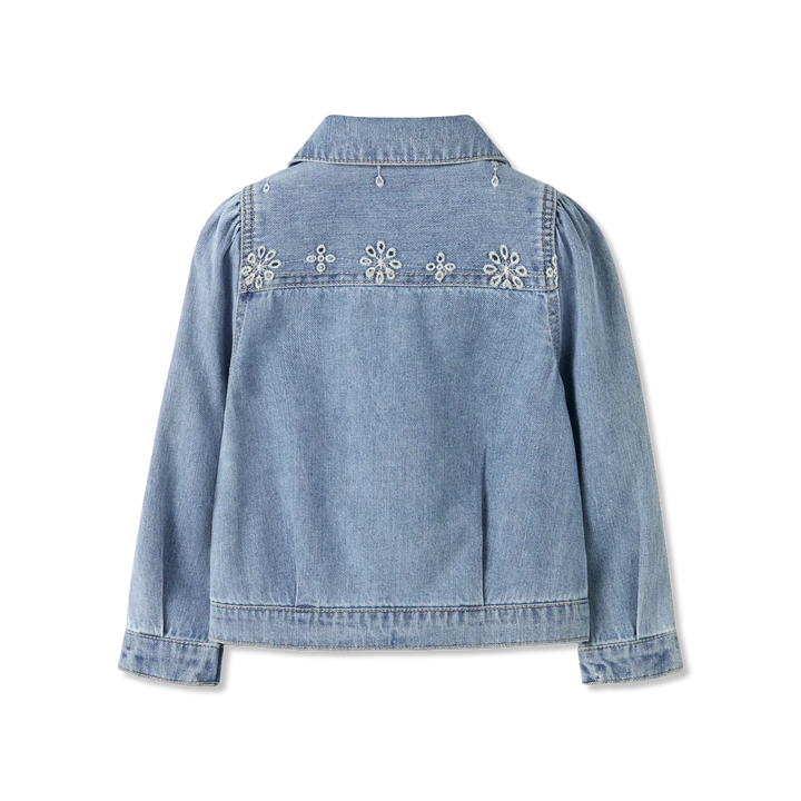 NMFHARPER DNM ANGLAISE JACKET 1026-OV H Light Blue Denim ANGLAISE