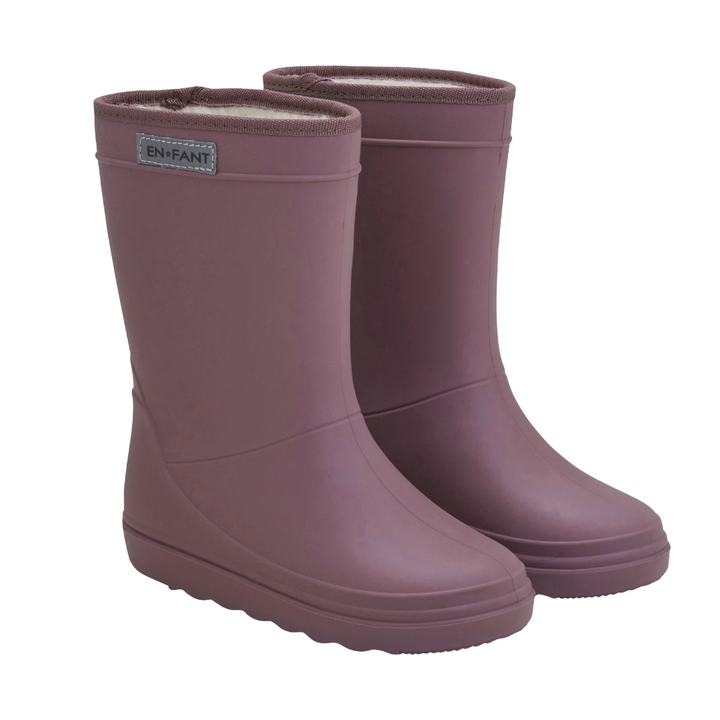 Thermo boots rose taupe
