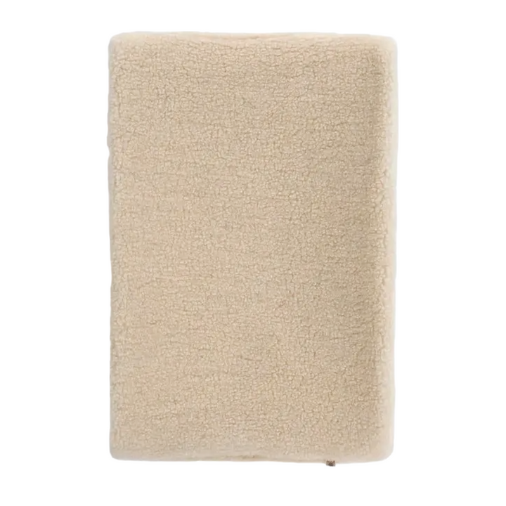 Wollen hoeslaken beige