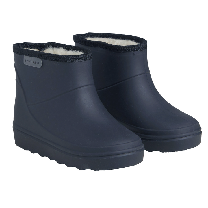 Thermo boots short blue night