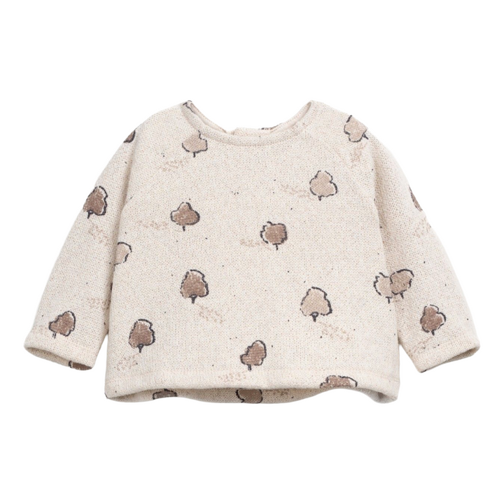 PRINTED JERSEY SWEATER PENCIL ÁRVORES