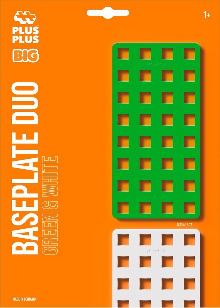 Bouwplaat groen/wit (2st)