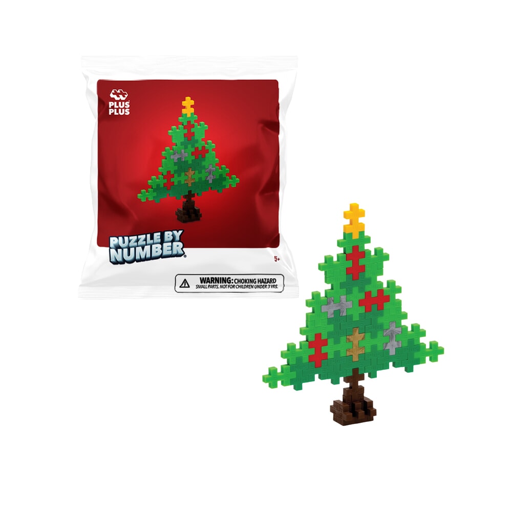 Puzzle by number — kerstboom