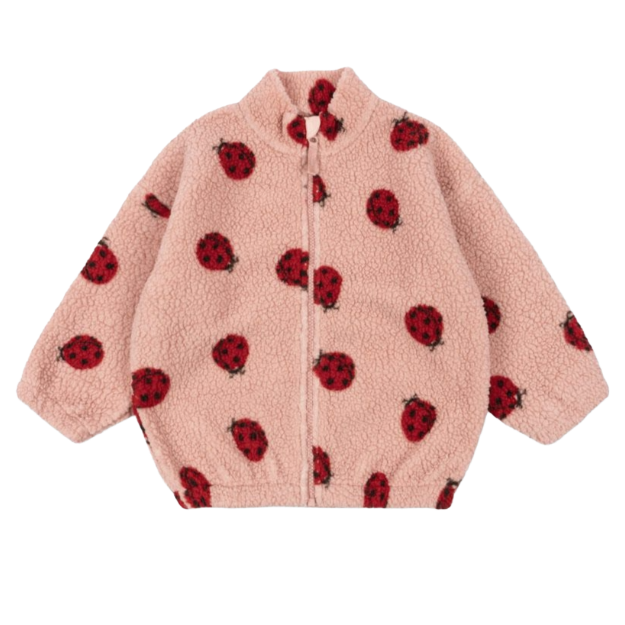 Jody teddy jasje ladybug pink