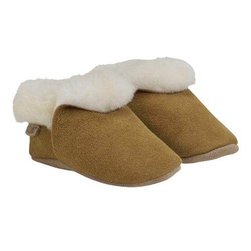 Teddy suede slofjes