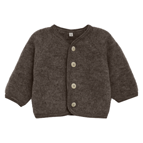 Wollen jasje brown melange