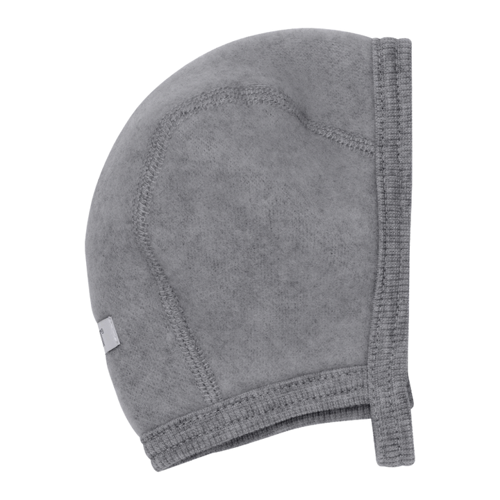 Wollen fleece bonnet medium grey melange
