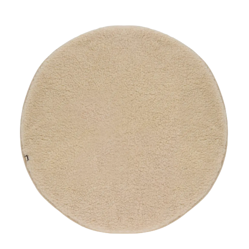 Rond boxkleed van 100% wol