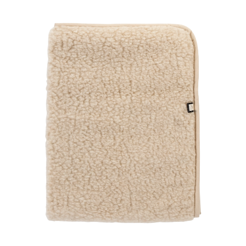 Deken beige tumbled