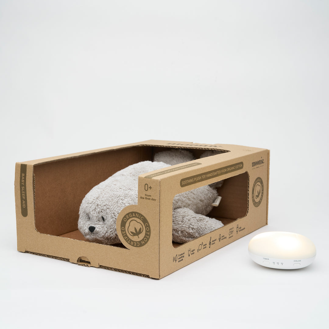 Moonie The Humming Seal Gray 2.0