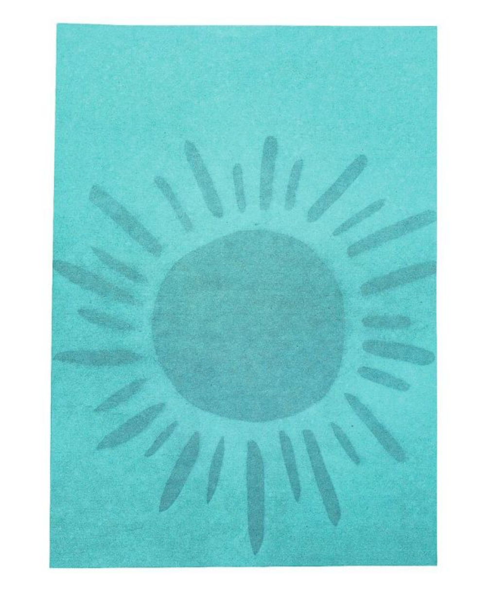 Zonnepapier A5 gekleurd