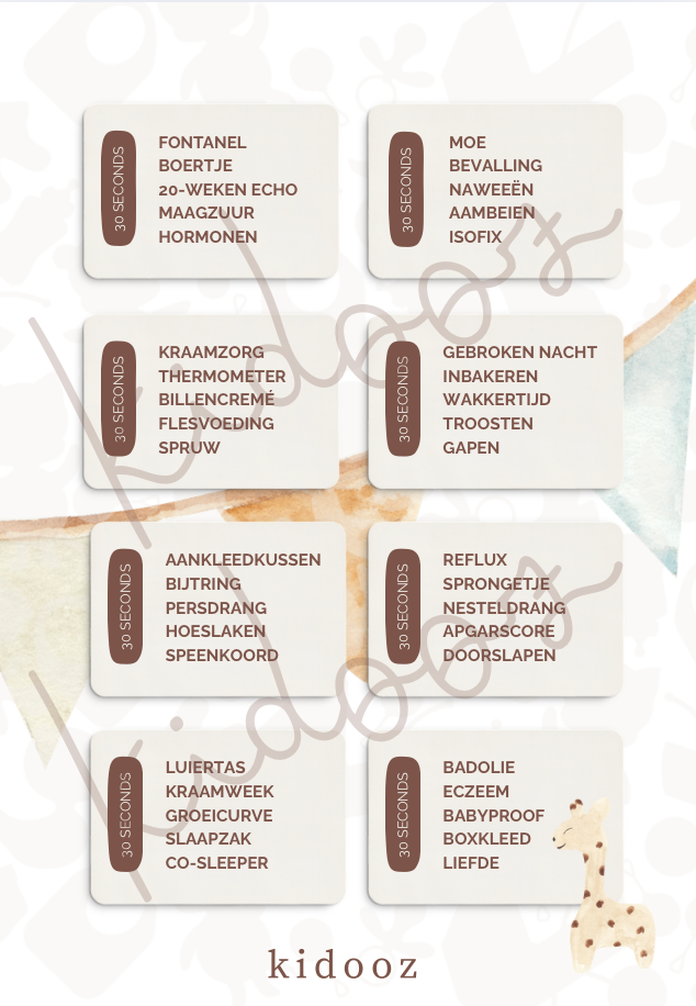 30 seconds babyshower