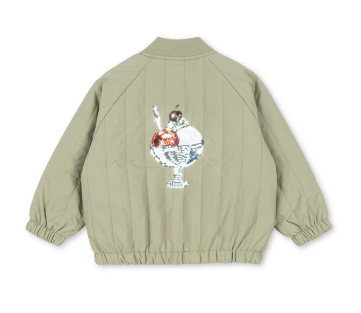 Juno bomber jasje ice cream sequin