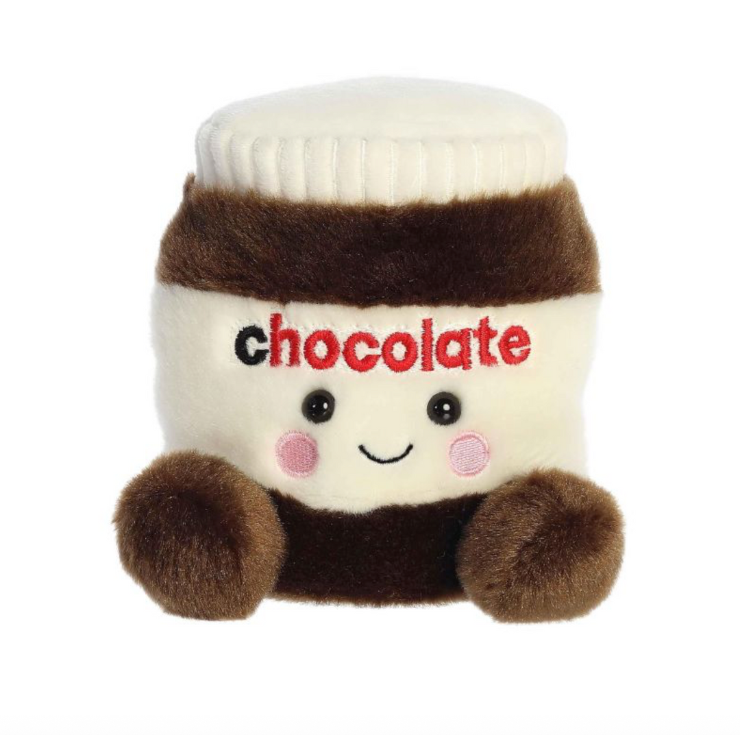 Knuffel chocolade pasta 13 cm