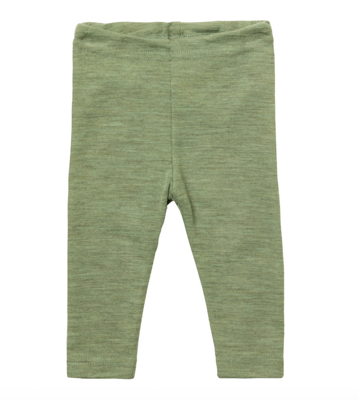Wollen legging sage green mélange