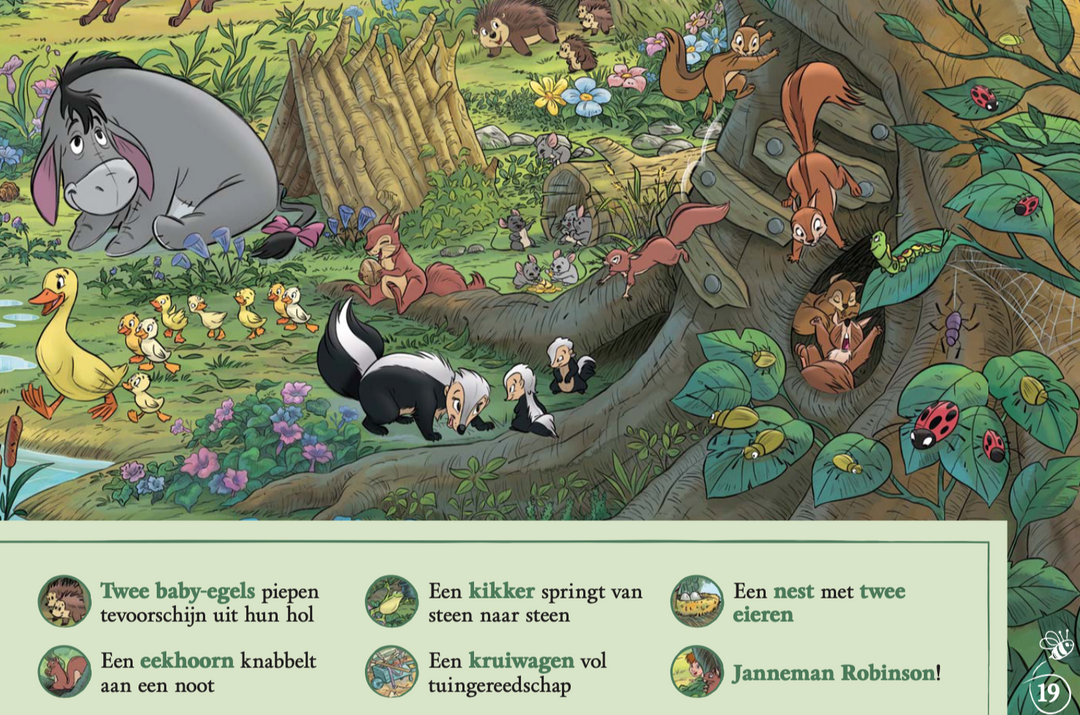Winnie de Poeh: 100 dingen uit het Honderd Bunderbos. Een zoekboek.