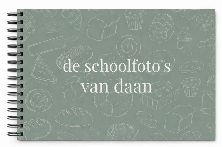 Schoolfotoboek linnen bakery