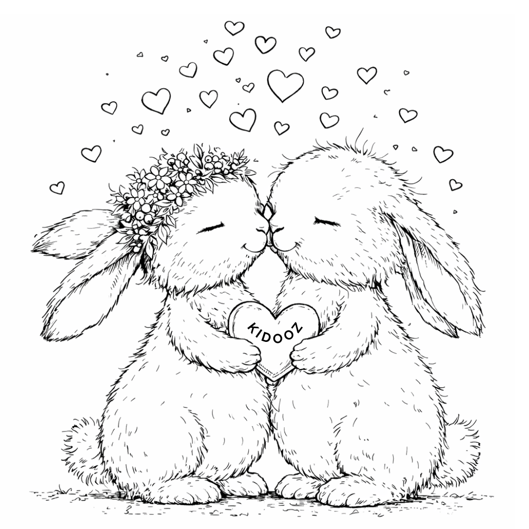 Kleurplaat valentijn