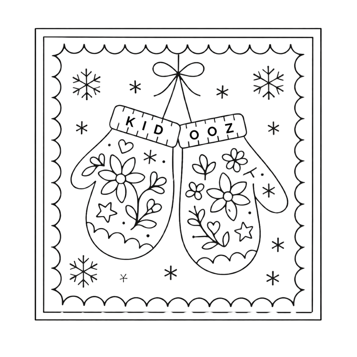 Kleurplaat kerstmis