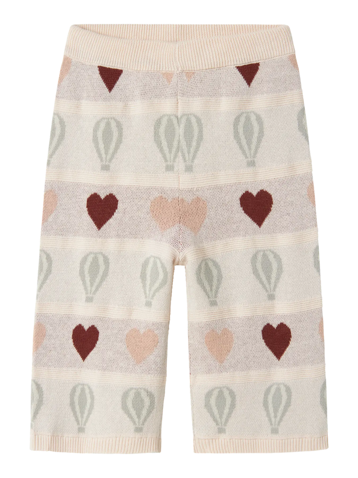 Wide knit pastel parchment