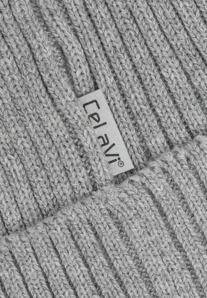 Beanie knitted quiet shade melange