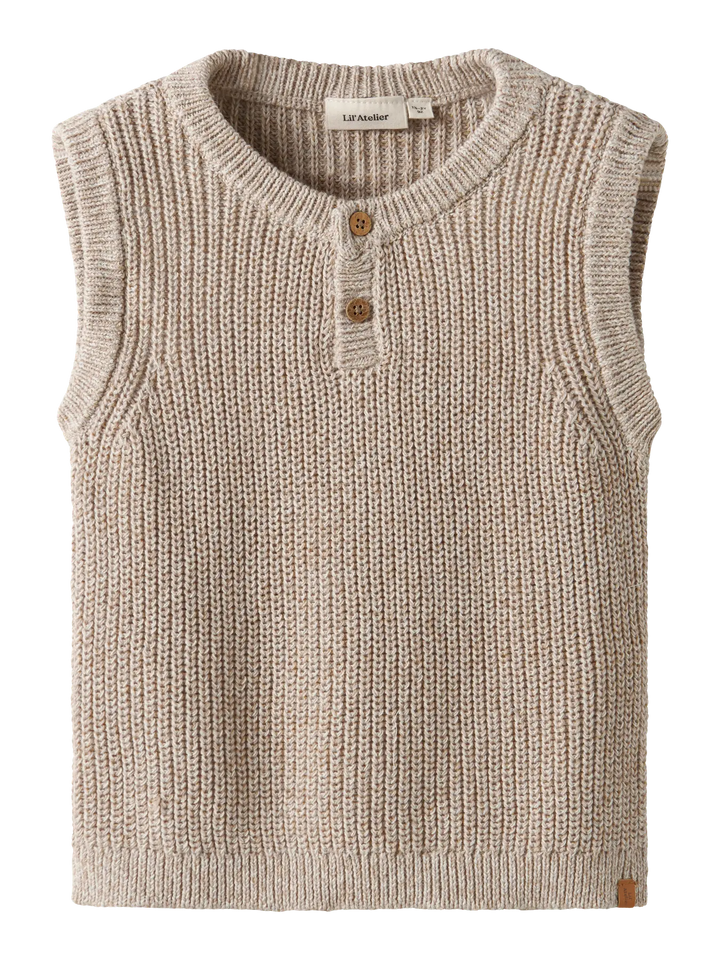 Knit spencer oxford tan mlange