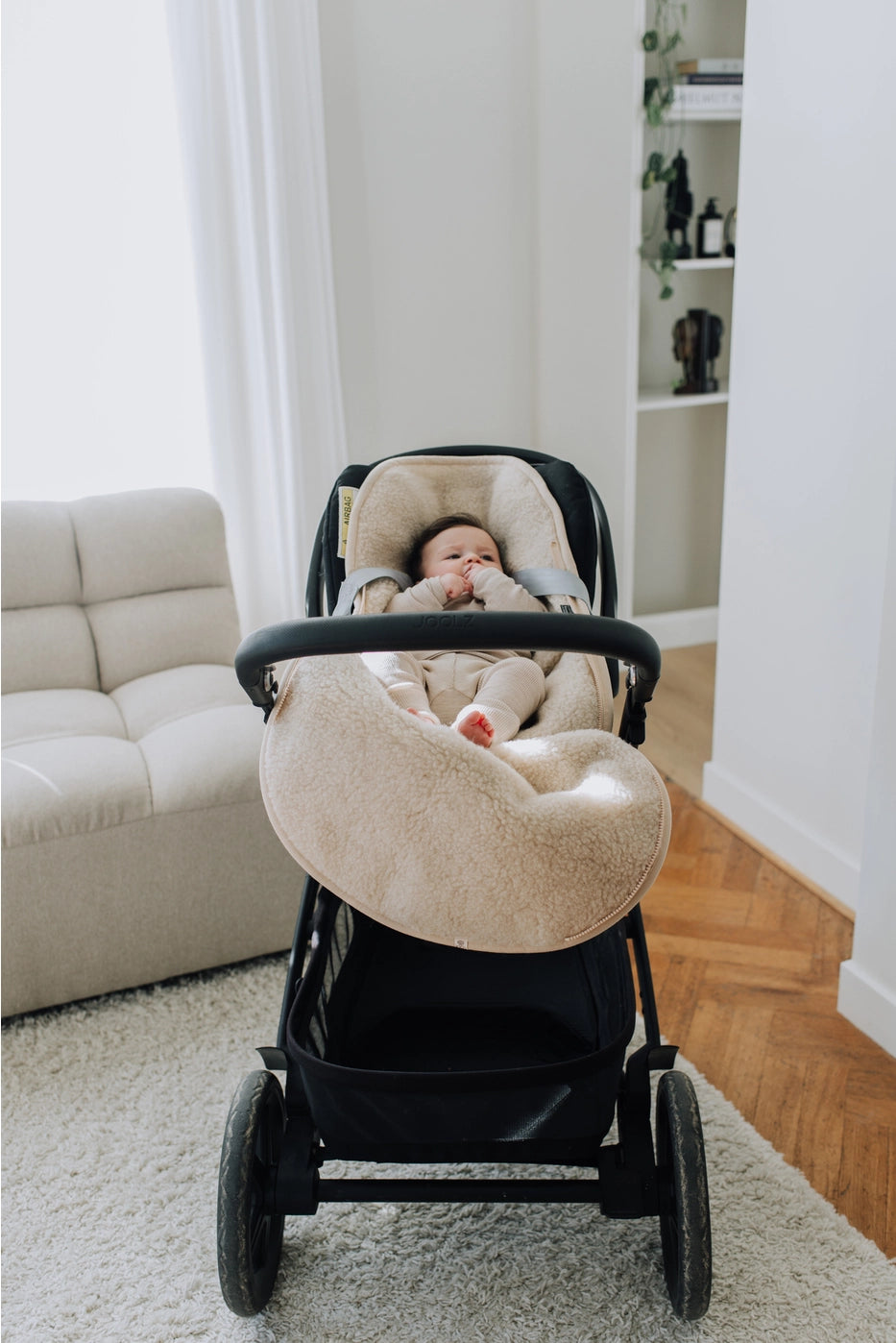 Voetenzak voor autostoel 100% wol