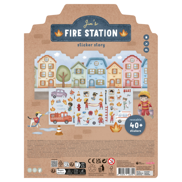 Jim's fire sticker story