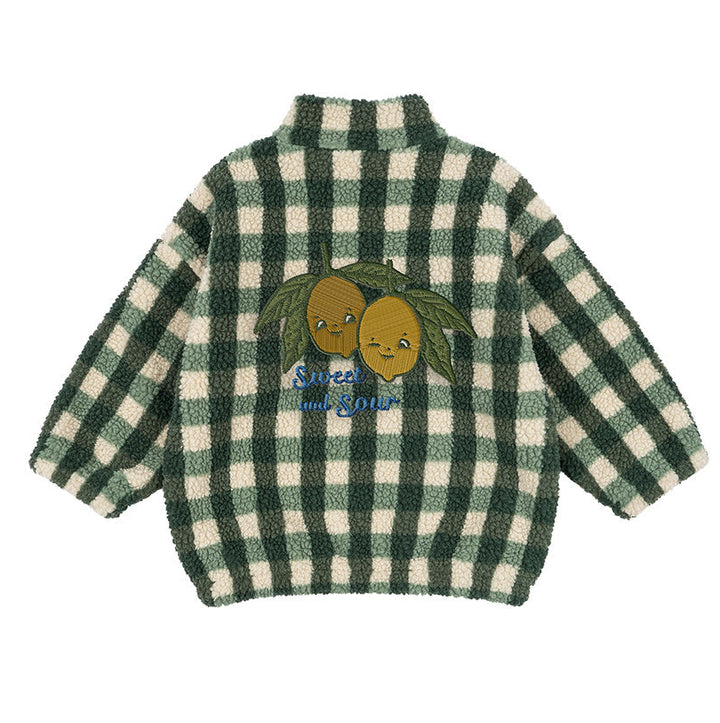 Jody teddy jasje green check