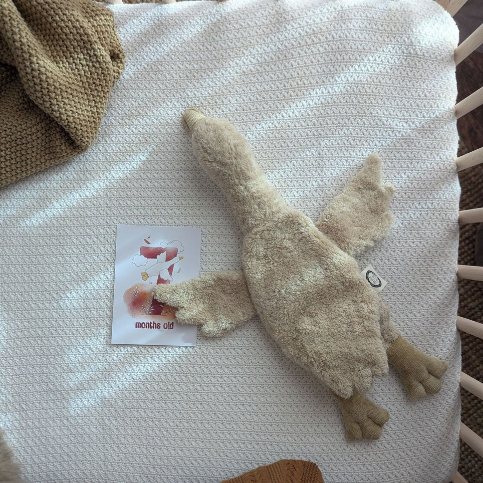 Knuffel gans linnen