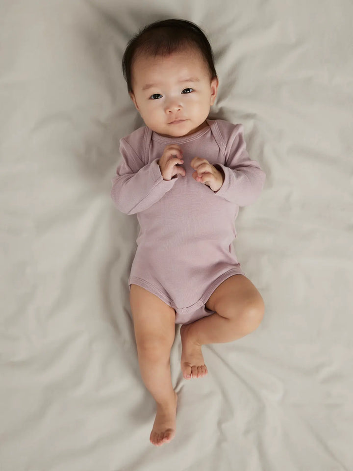 Set van 3 rompers heart deauville mauve