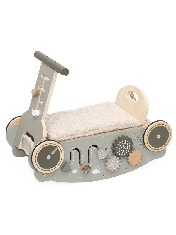 3-in-1 rocker, walker & car - olive