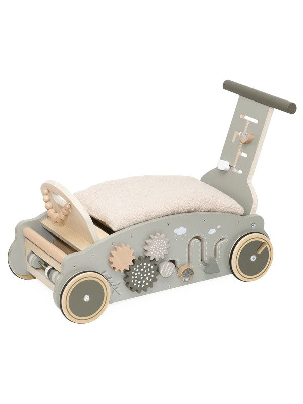 3-in-1 rocker, walker & car - olive
